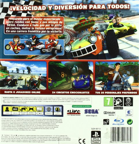 Sonic & Sega All-Stars Racing avec volant Sonic & Sega All-Stars Racing avec volant